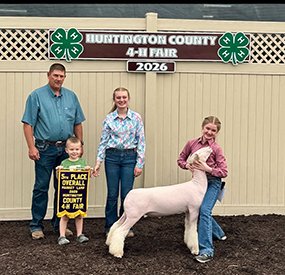 5th Overall Market Lamb
Champion Dorset
Huntington County Fair